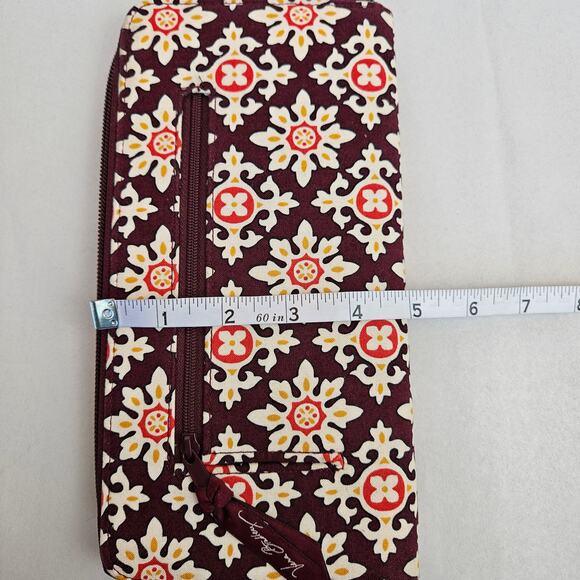 Vera Bradley Women's Medallion Long Zippered Travel Organizer Wallet - Picture 11 of 12
